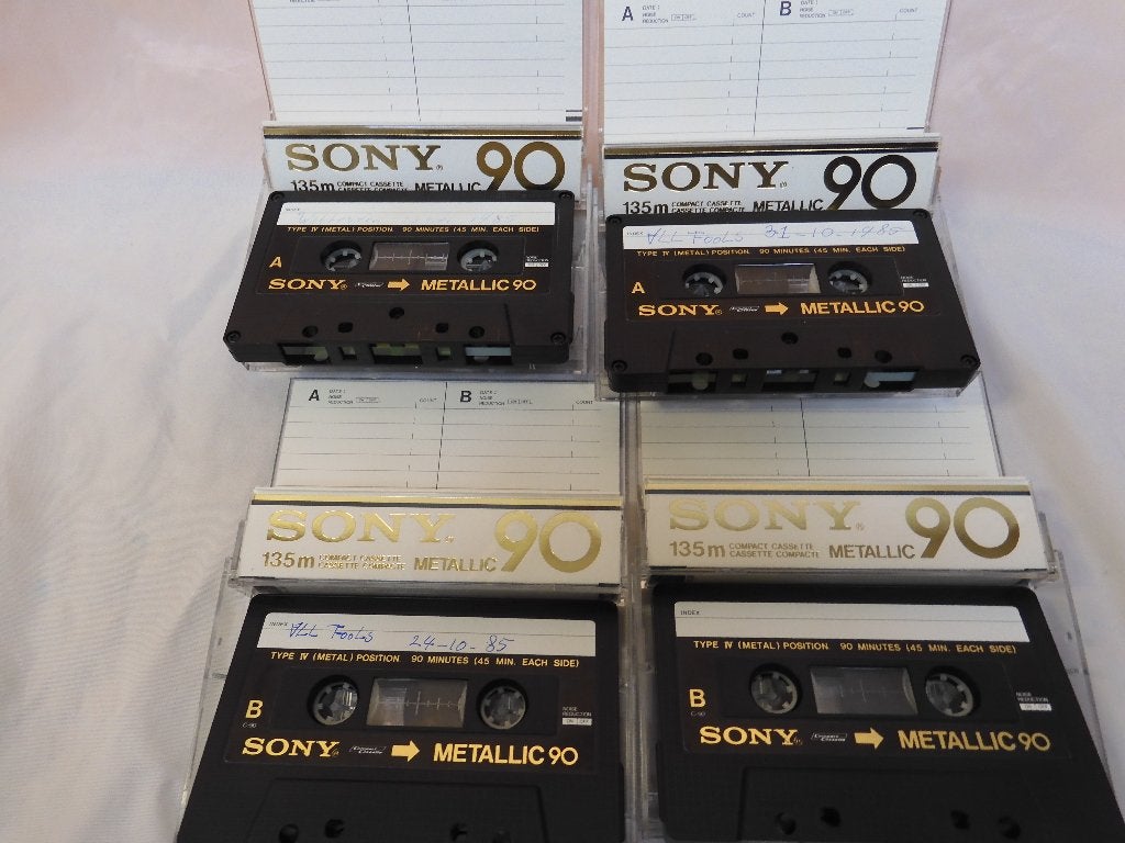 cassette tape SONY  90 METALLIC, 2 t/m 25 bandjes, Overige genres, Ophalen of Verzenden, Zo goed als nieuw