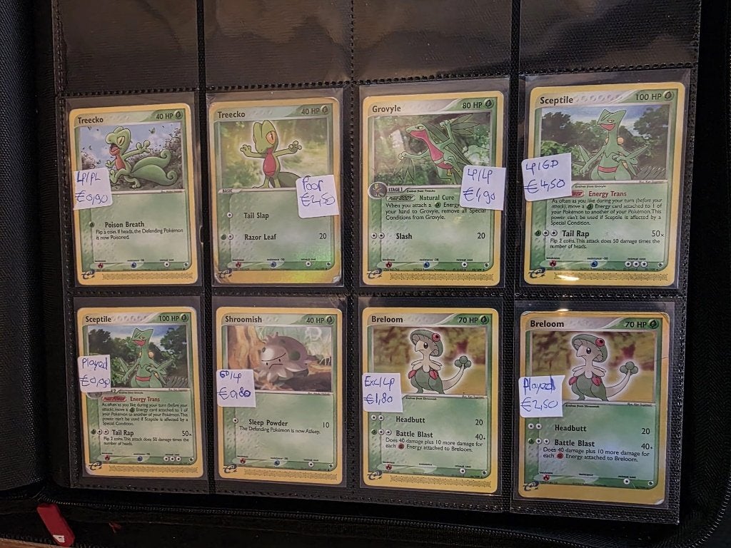Pokémon TCG vintage - EX: R&S, Sandstorm, Dragon, Magma/Aqua, Ophalen of Verzenden, Gebruikt, Boek of Catalogus, Foil