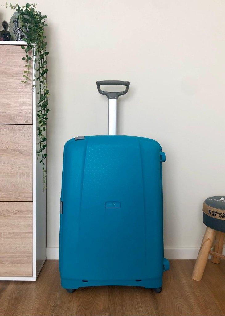 Samsonite Aeris Upright XXL Koffer Turquoise 118L TSA, Wieltjes, Hard kunststof, Nieuw, Ophalen of Verzenden