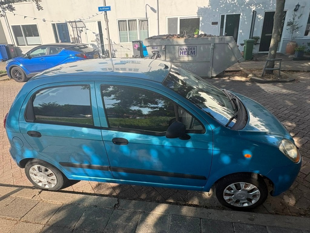Chevrolet Matiz 0.8 2005 Blauw, Voorwielaandrijving, Stof, Blauw, Origineel Nederlands