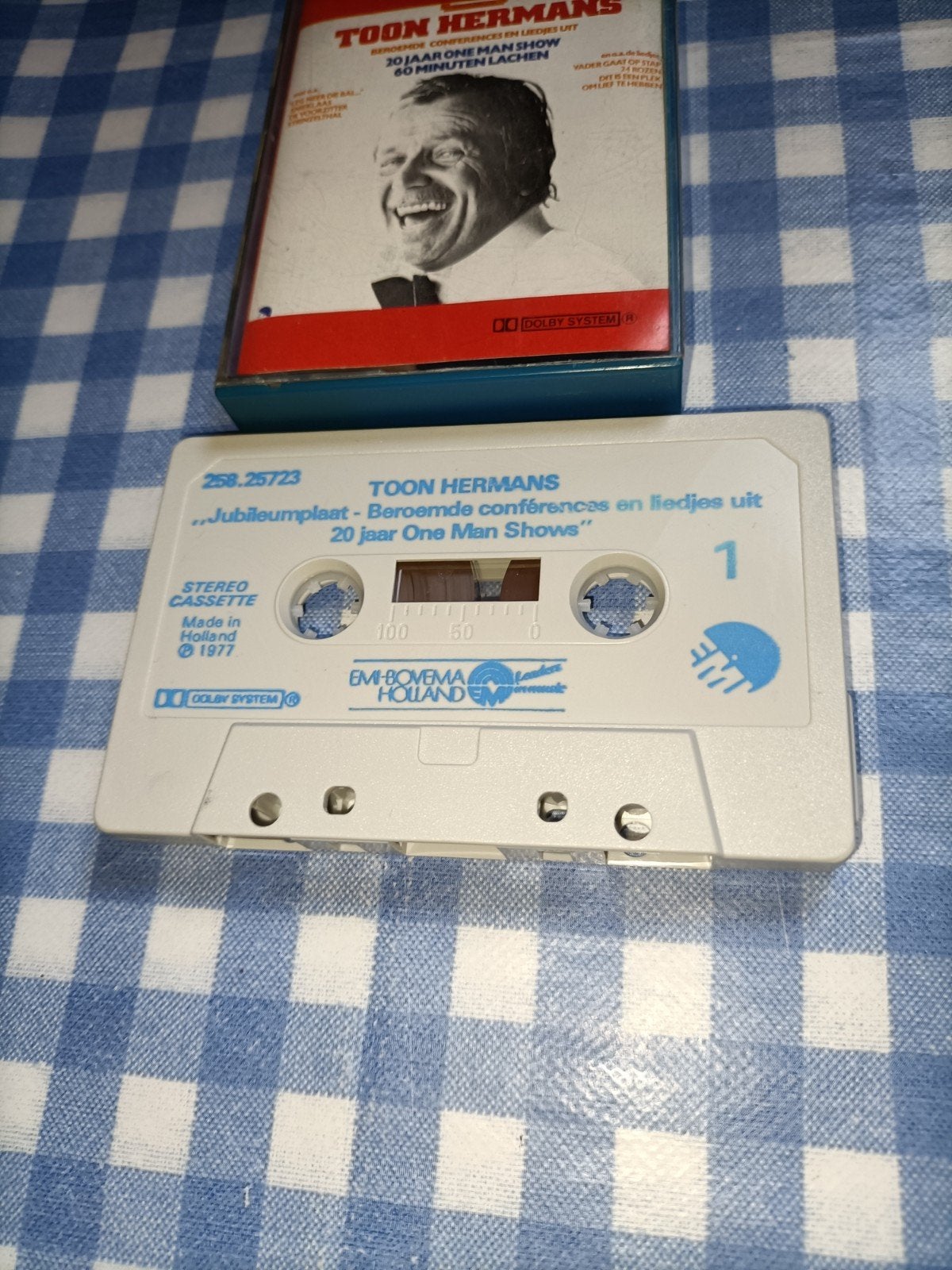 Cassettebandje Toon Hermans one man show, Cd's en Dvd's, Cassettebandjes, Ophalen of Verzenden, Zo goed als nieuw, 1 bandje