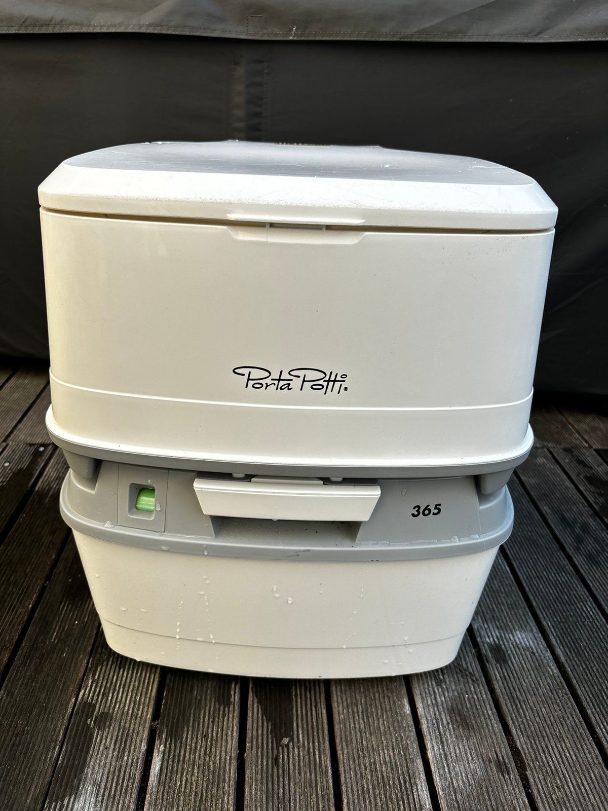 Thetford Porta Potti Qube 365 chemisch toilet, Caravans en Kamperen, Ophalen, Zo goed als nieuw