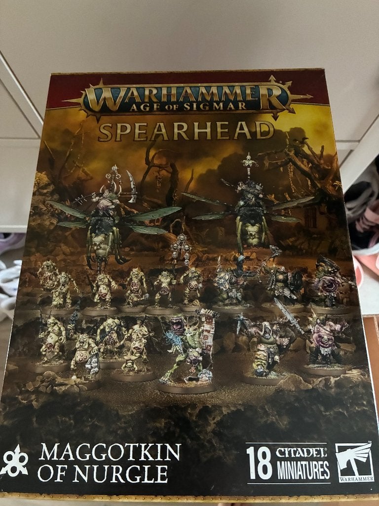 Warhammer maggotkin of nurgle spearhead new in box, Hobby en Vrije tijd, Wargaming, Ophalen of Verzenden, Nieuw, Warhammer