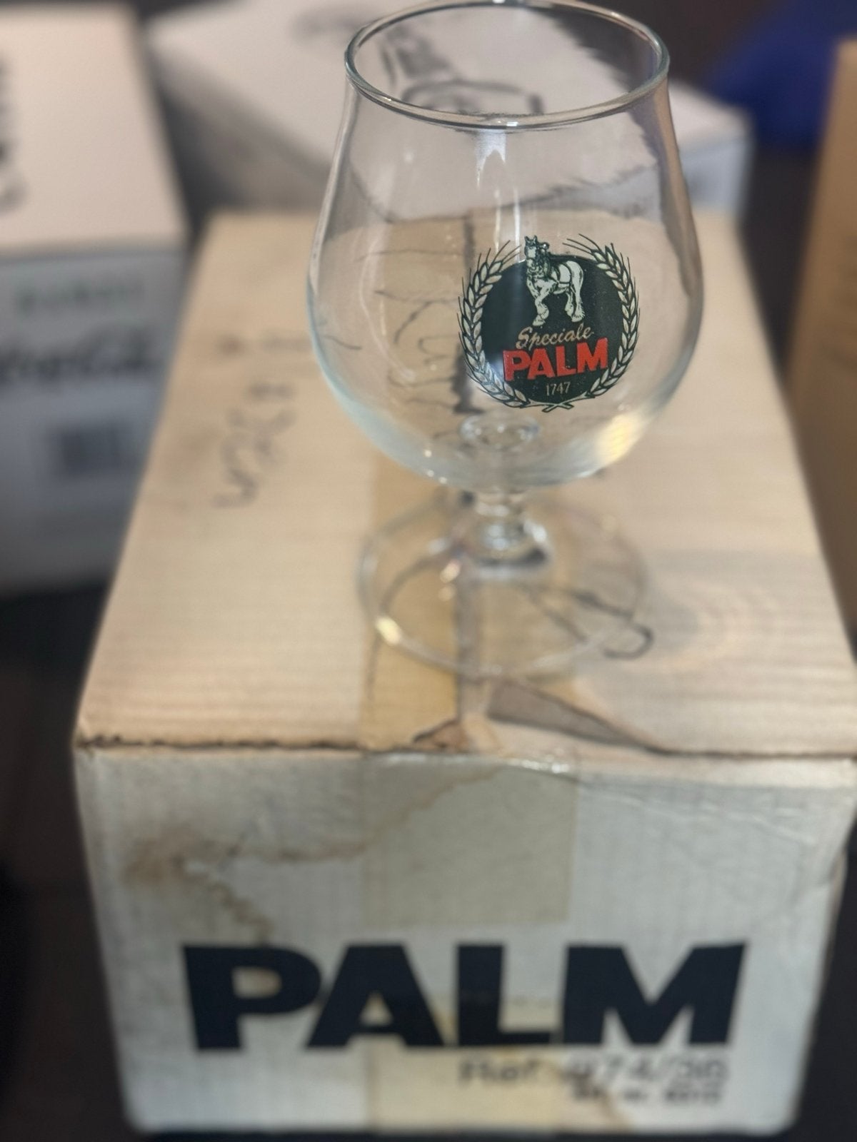 Speciale Palm 1747 Bierglas, Nieuw, Ophalen of Verzenden, Meerkleurig, Overige merken