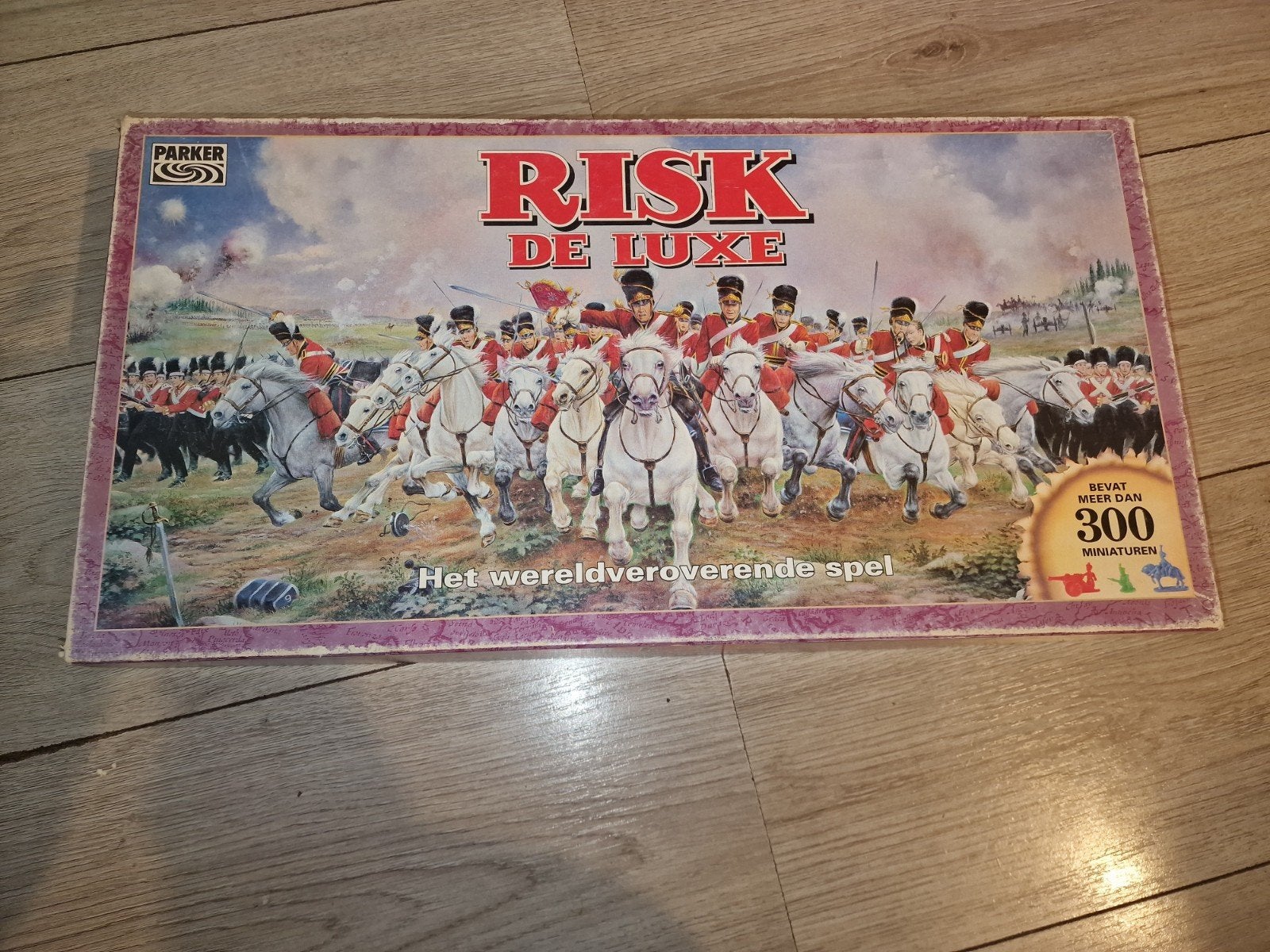 Risk de Luxe - Oude editie met 300 speelfiguren, Hobby en Vrije tijd, Drie of vier spelers, Ophalen of Verzenden, Gebruikt, Parker