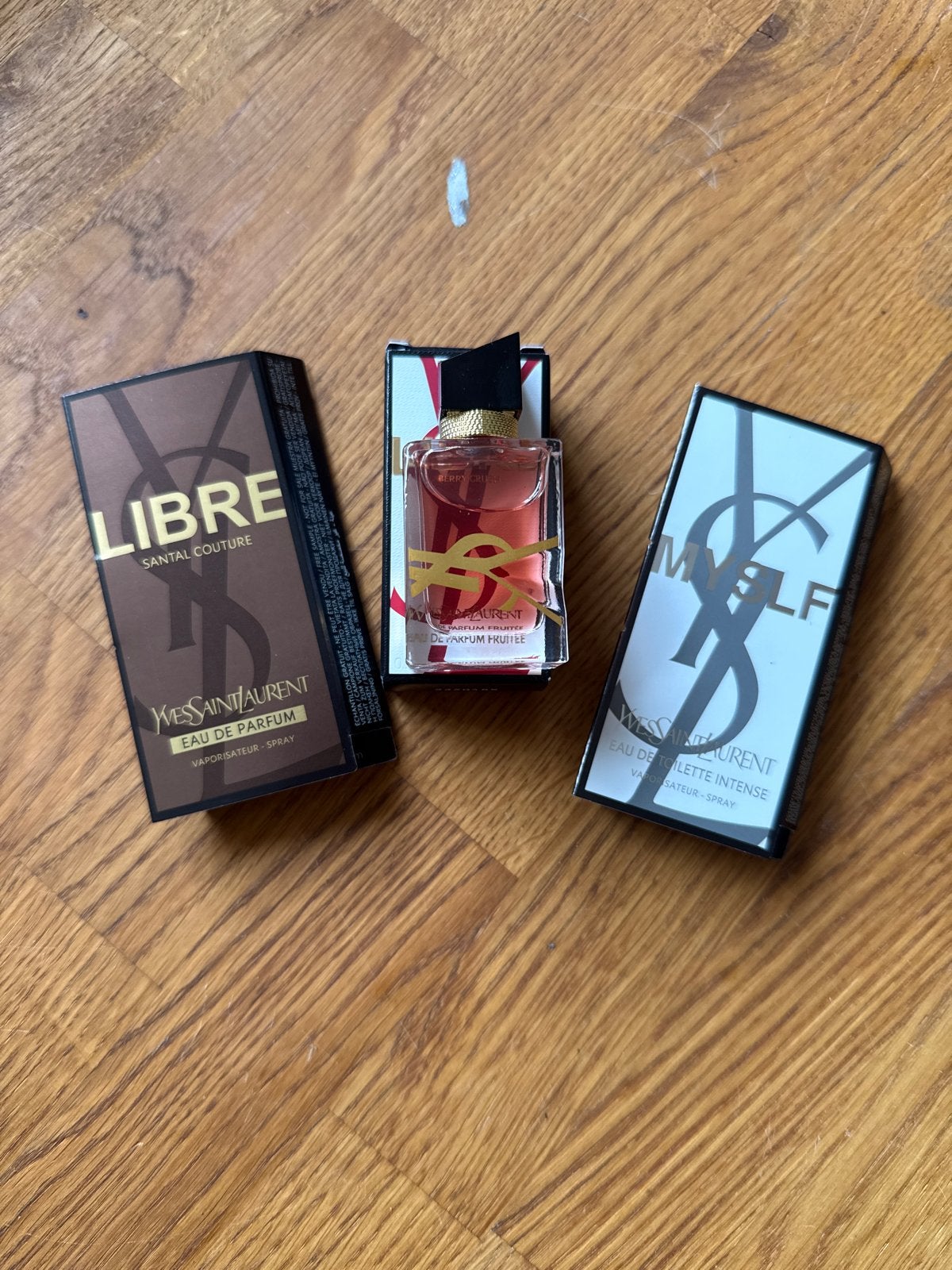 YSL Santal Couture, Myself EDT Intense & Berry Crush Mini, Ophalen of Verzenden, Nieuw