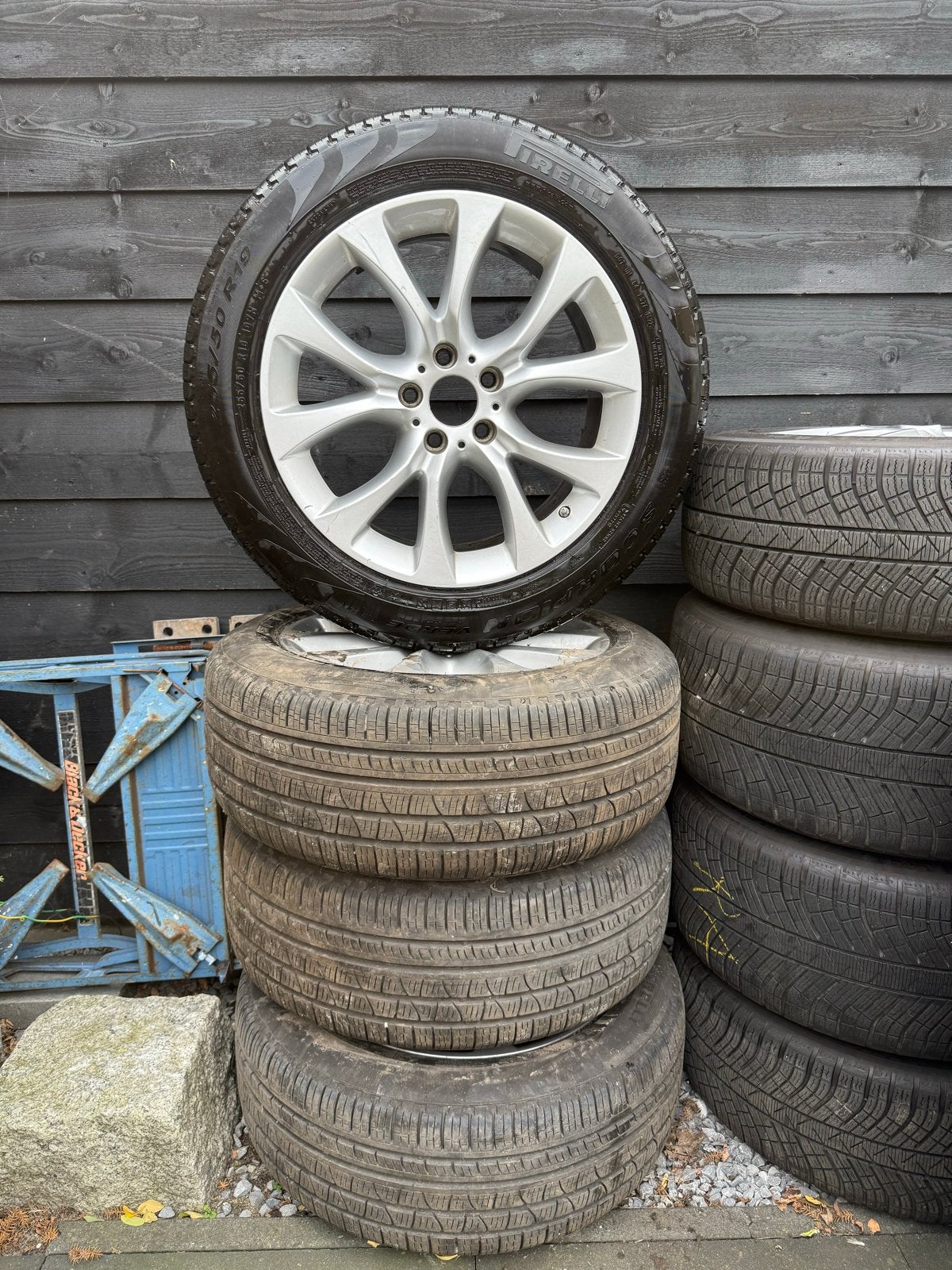 Pirelli Scorpion Verde All Season banden met velgen BMW X5, Auto-onderdelen, Gebruikt, 255 mm, Banden en Velgen, All Season