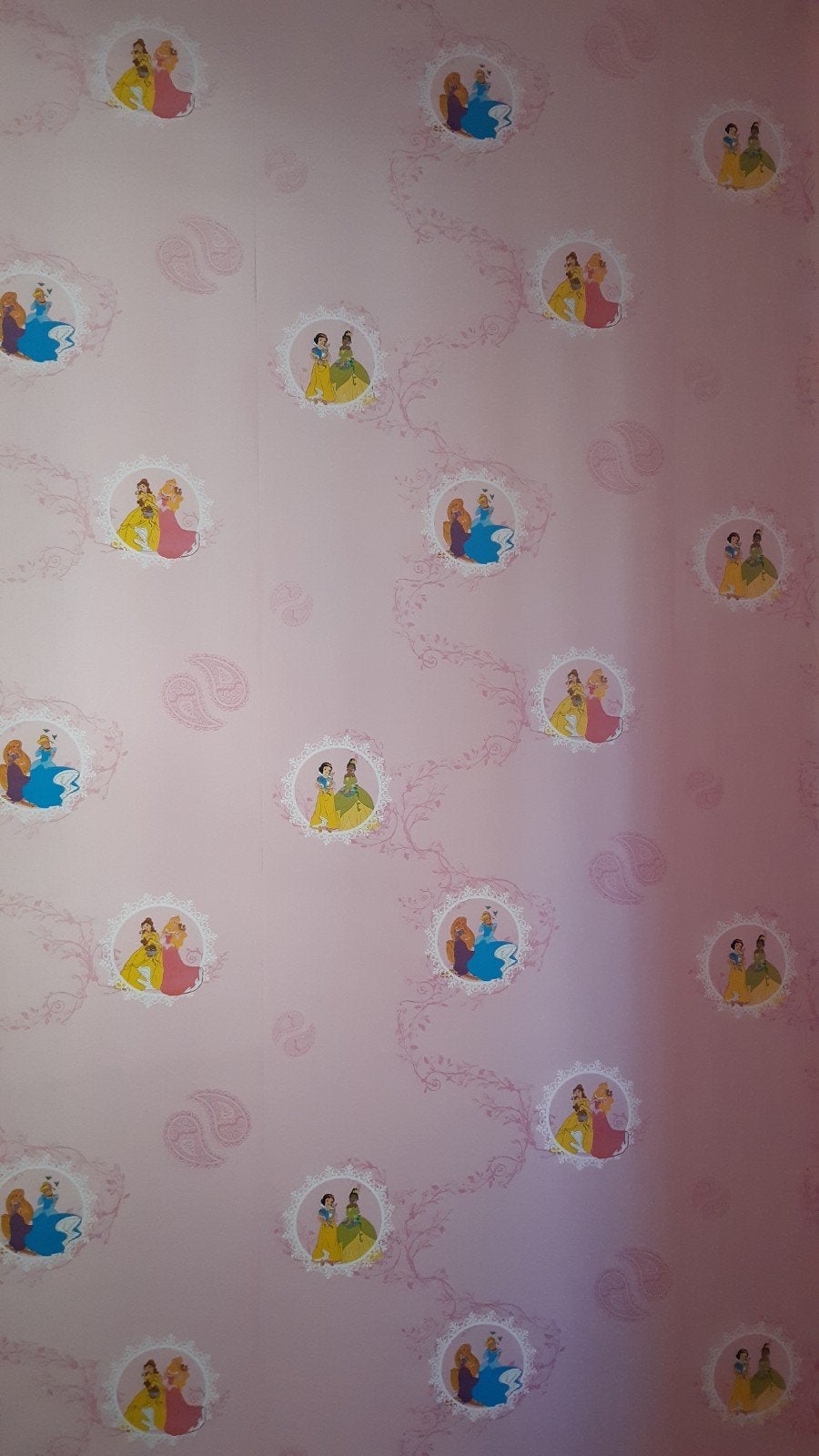 Prinsessen behang, restanten, Ophalen of Verzenden, Roze