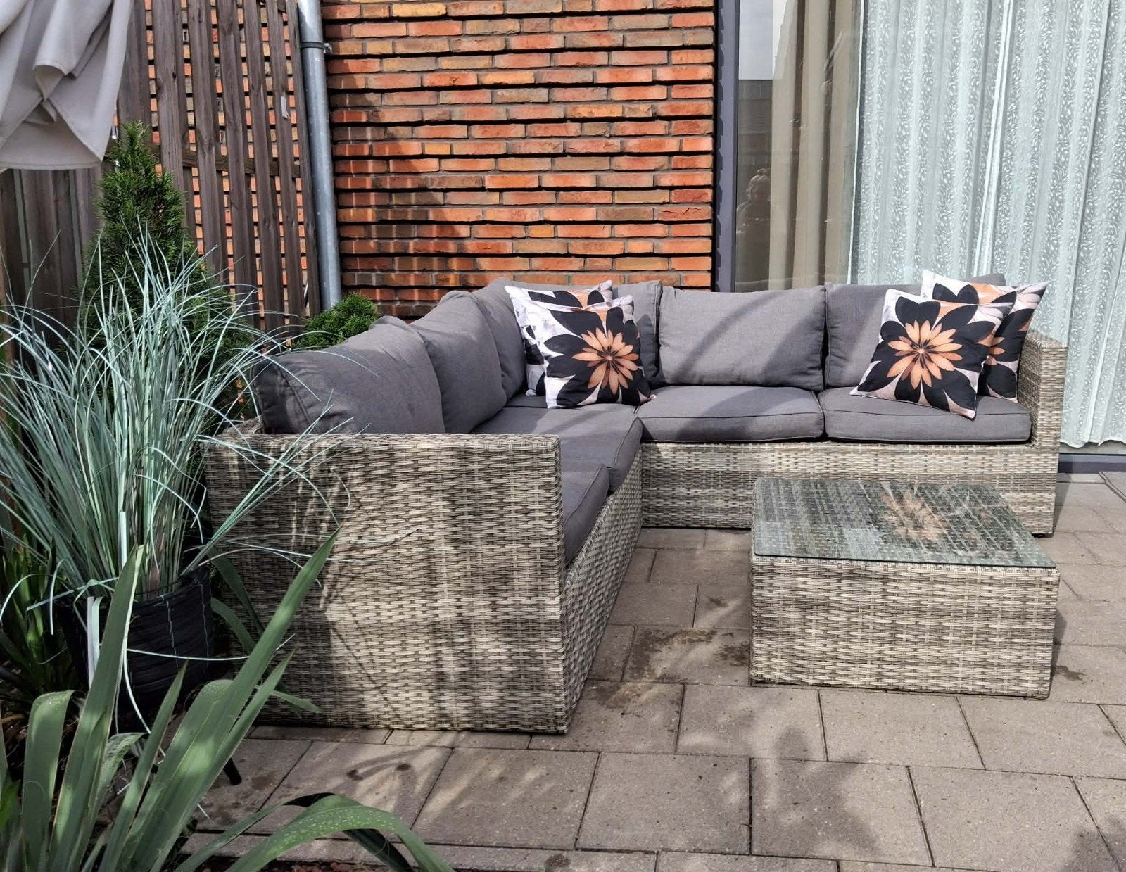 Mooi loungeset 210x210, Ophalen of Verzenden