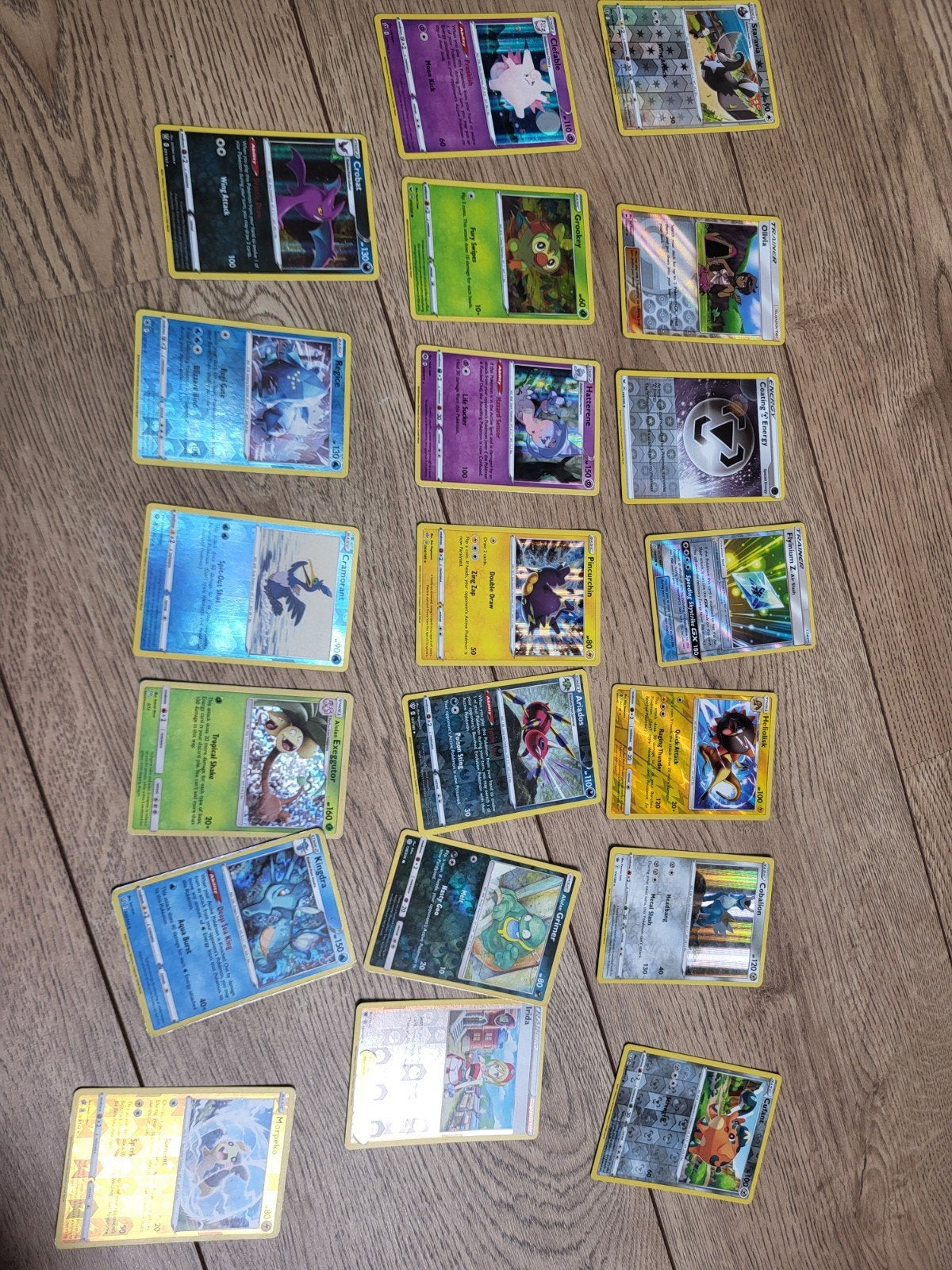 135 Pokémon bulk kaarten - Diverse condities, Ophalen of Verzenden, Gebruikt, Meerdere kaarten