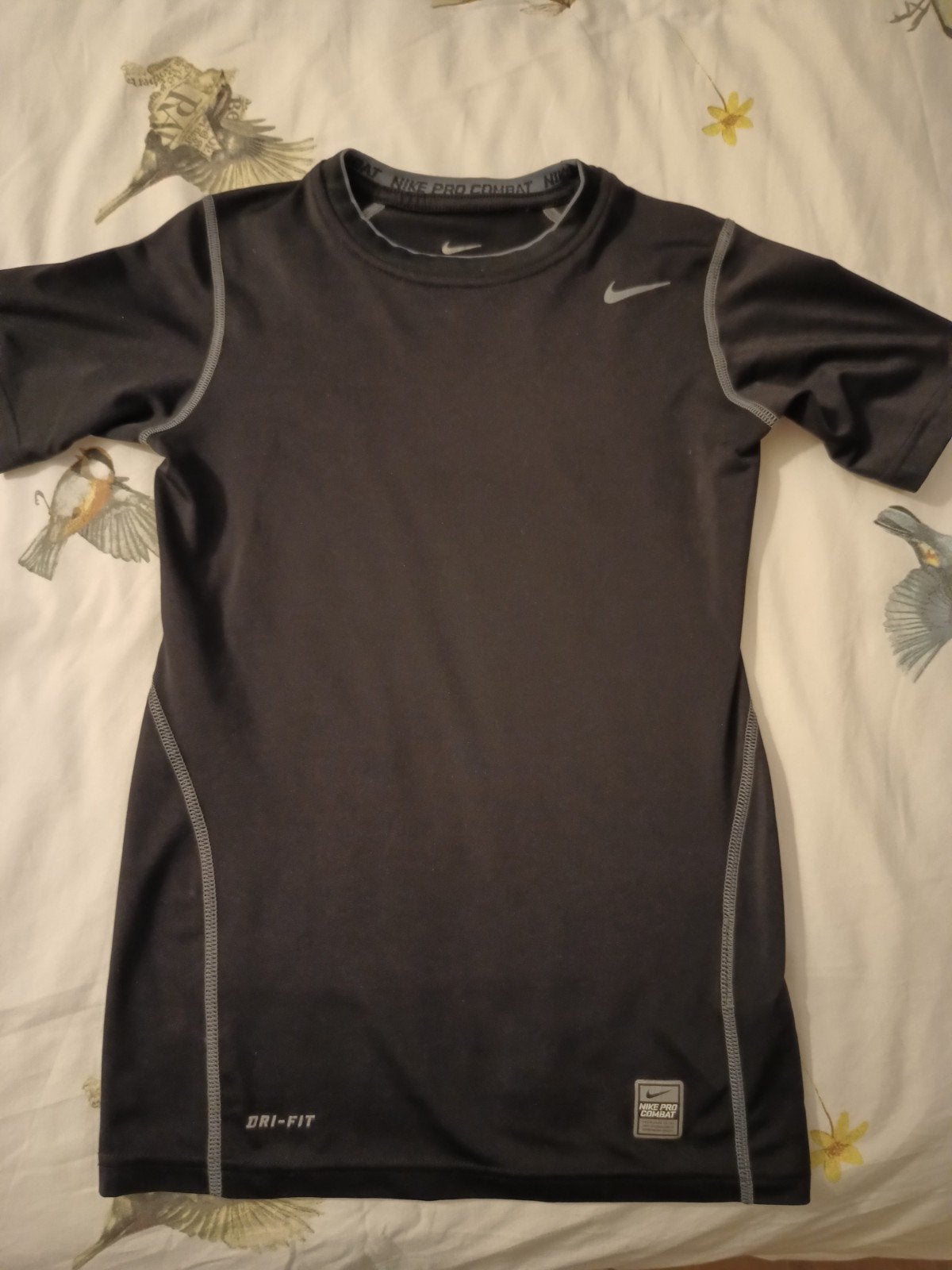 Nike dri-fit shirt, zwart, maat 152-158 cm, Kinderen en Baby's, Kinderkleding | Maat 152, Ophalen of Verzenden, Gebruikt, Nike