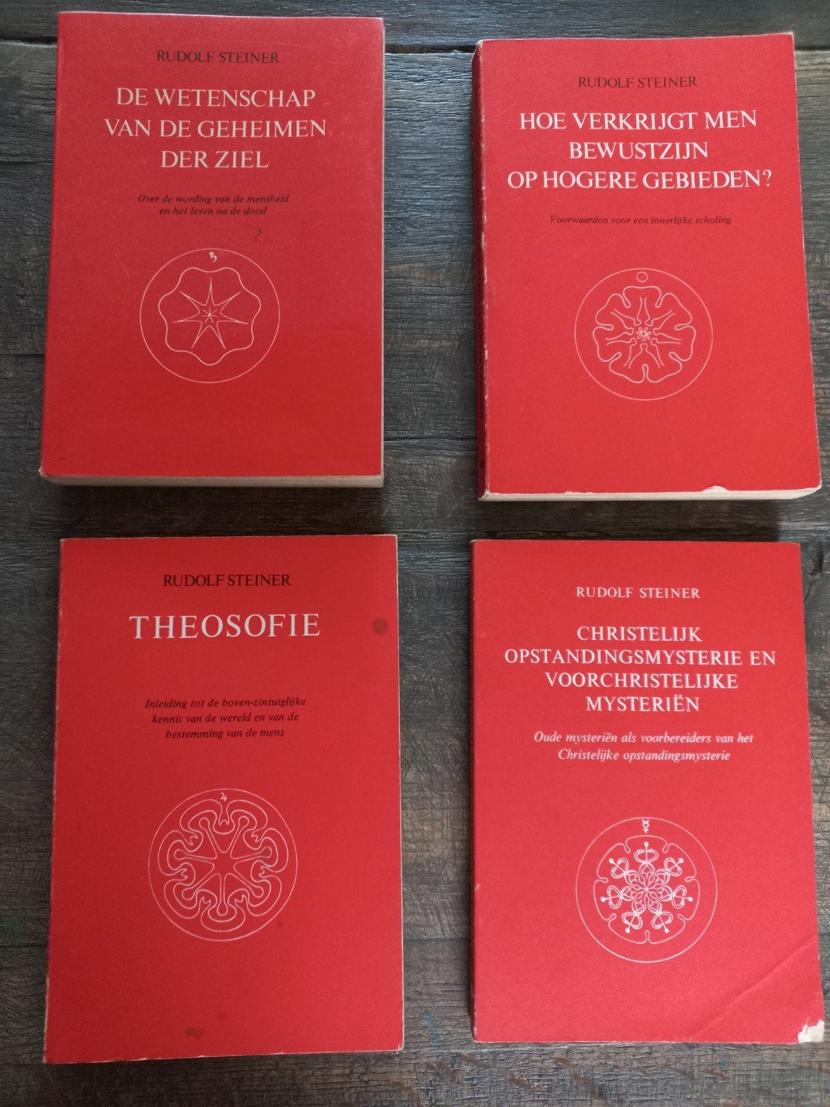 Vrije School: Rudolf Steiner (4 boeken), Ophalen of Verzenden, Spiritualiteit algemeen, Achtergrond en Informatie