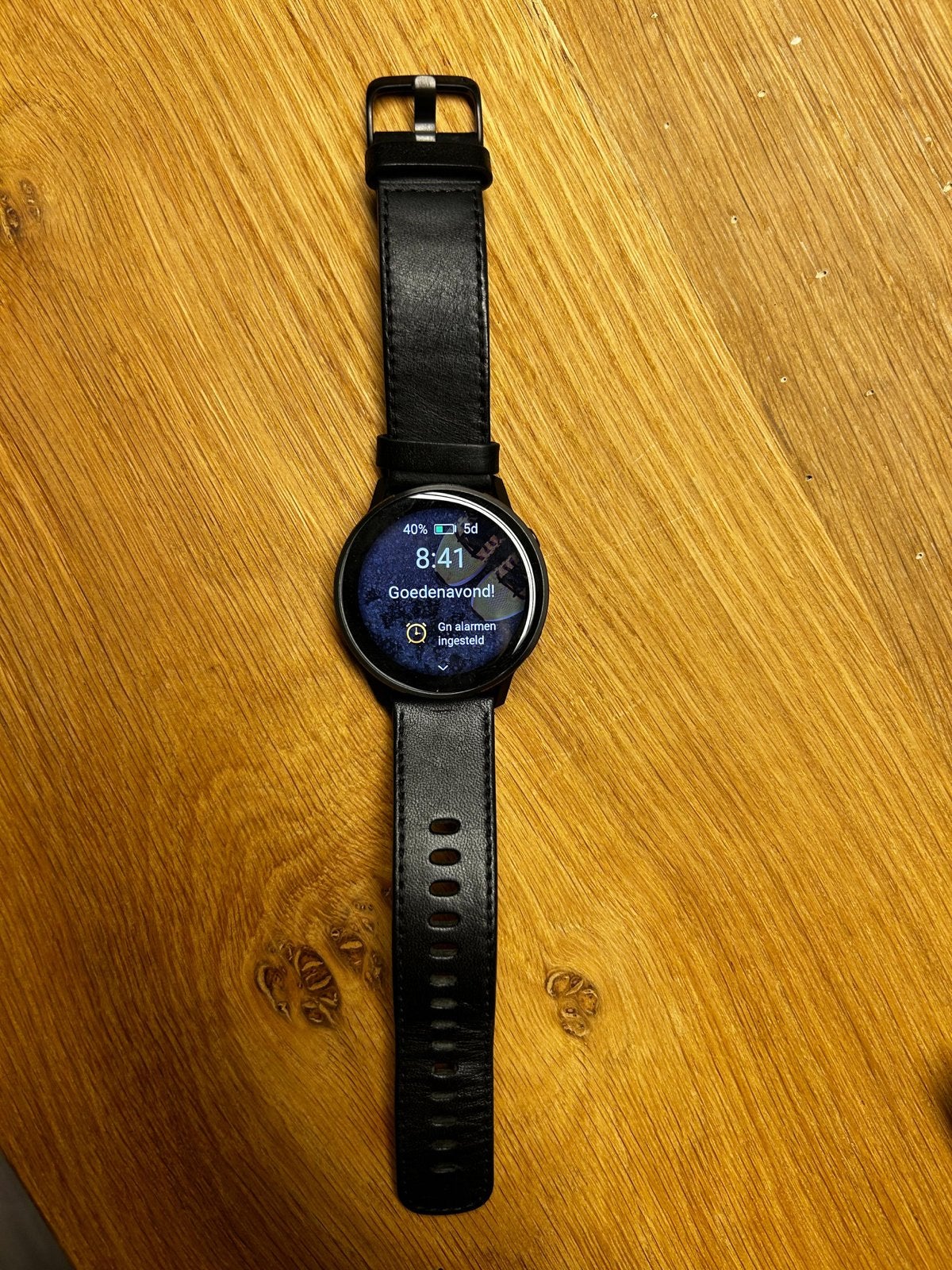 Garmin Venu 4 Zwart Smartwatch met Leren Band, Hartslag, Zwart, Ophalen of Verzenden, Zo goed als nieuw
