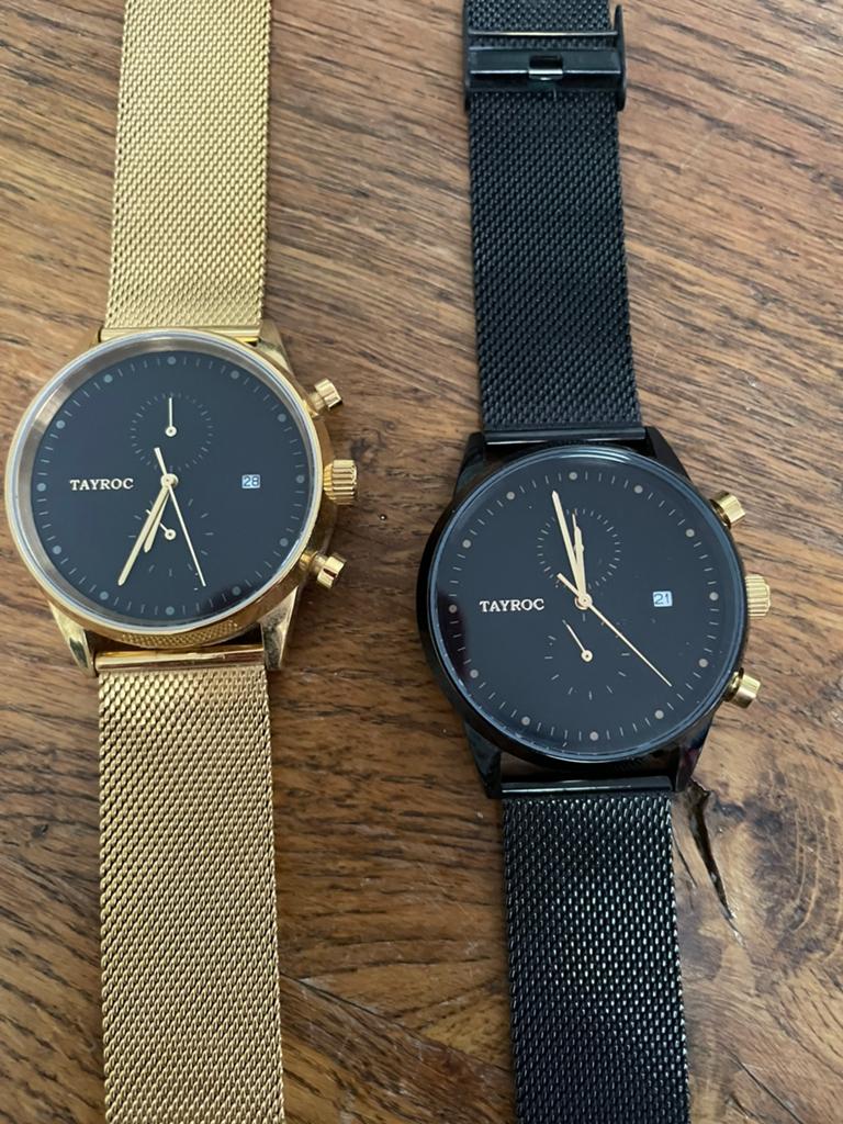 Tyroc horloges 2 stuks 20 euro, Sieraden, Tassen en Uiterlijk, Horloges | Heren, Overige merken, Staal, Staal, Polshorloge