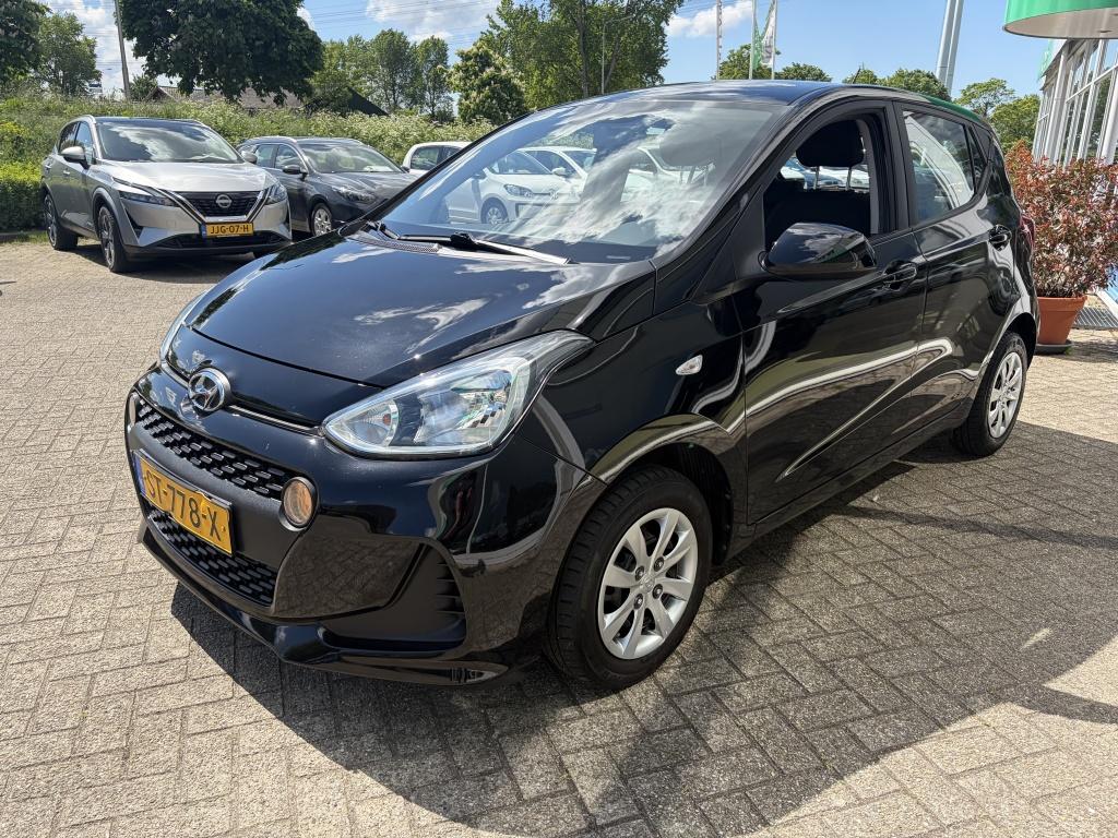 Hyundai i10 1.0i Comfort, Airco Audio (bj 2018), Gebruikt, 4 stoelen, Zwart, Origineel Nederlands