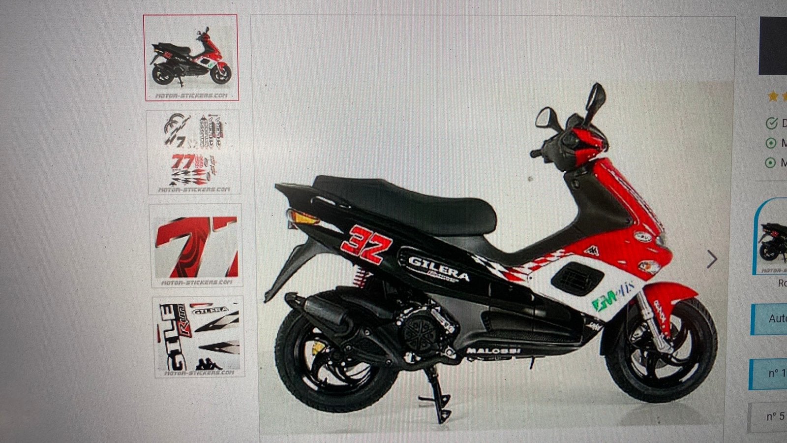 Gilera Runner Pogiali sticker set Nos , compleet nieuw !, Ophalen of Verzenden, Gilera, Pogiali, Runner