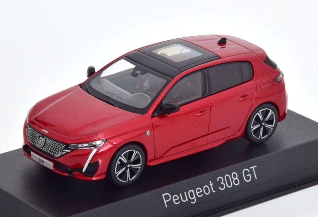PEUGEOT 308 GT '21 ELIXIR ROOD SCHAAL 1/43 NOREV ref. 473932, Verzenden, Nieuw, Auto, Norev
