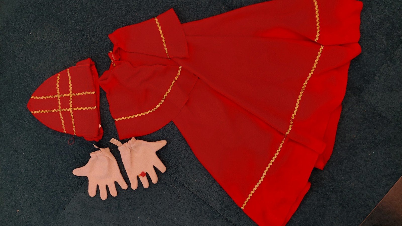 Sinterklaas Kostuum voor Kinderen - Compleet Set, Ophalen of Verzenden, Gebruikt, 122 t/m 128, Jongen of Meisje