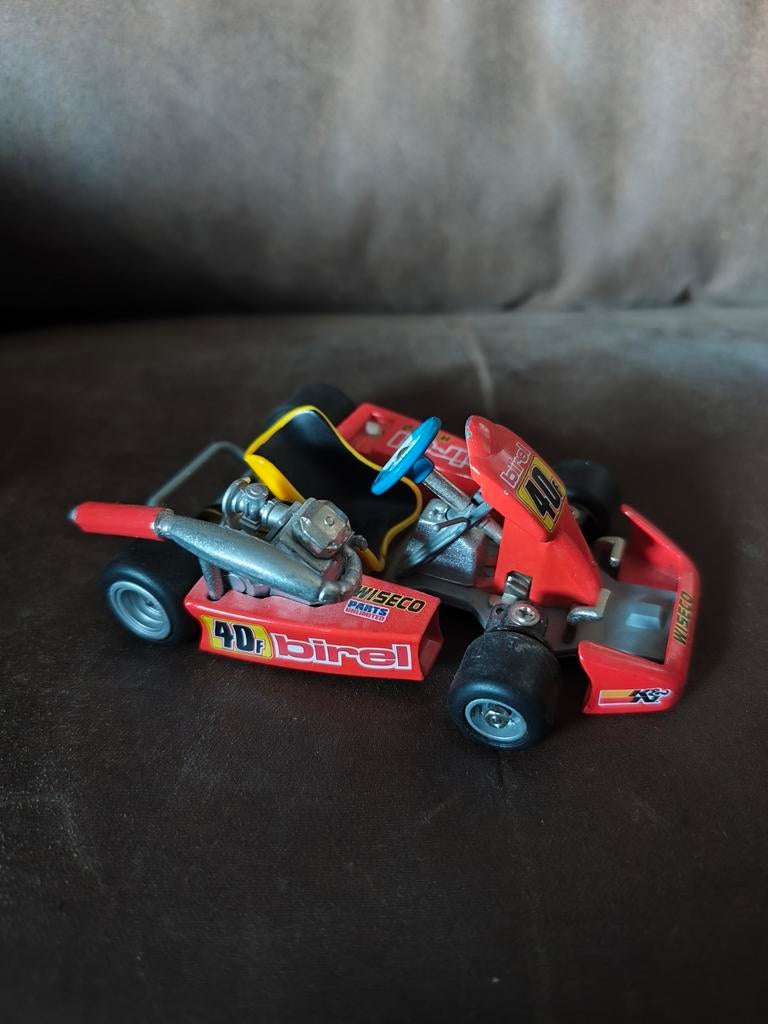 Birel Go-kart model 1:18, Hobby en Vrije tijd, Modelauto's | 1:18, Overige merken, Ophalen of Verzenden