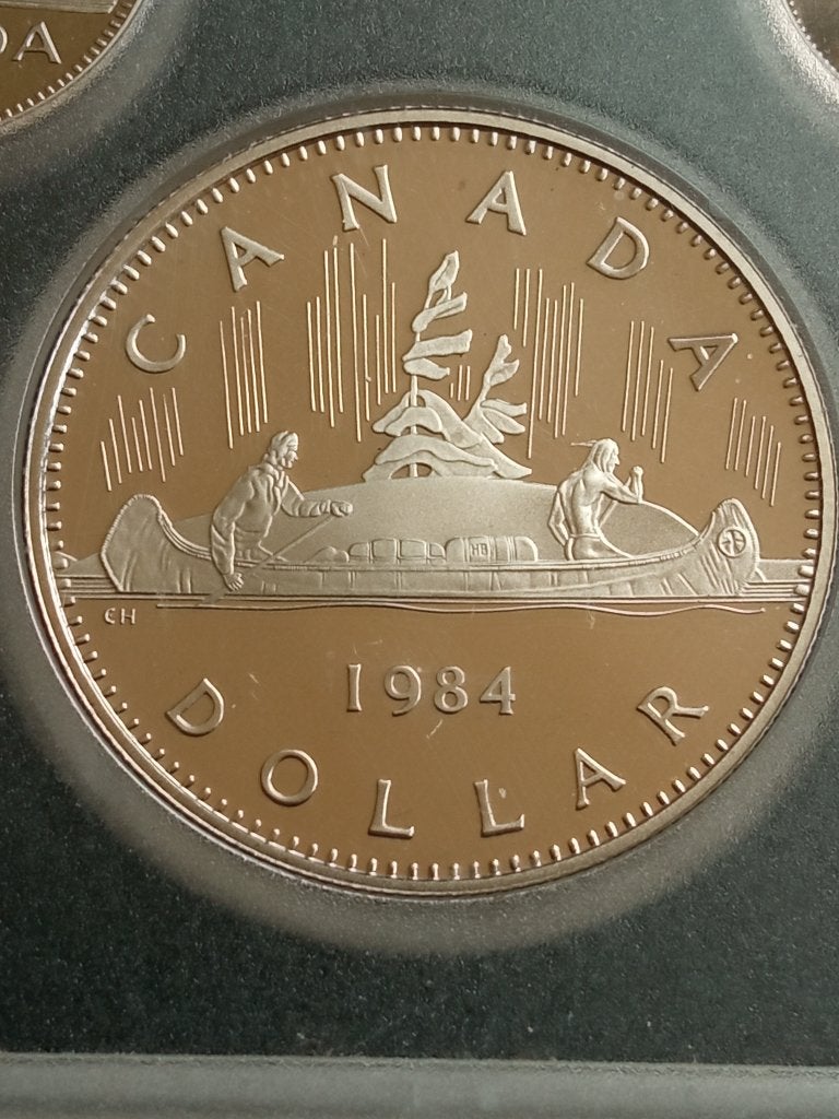 Canada 1 dollar 1984., Ophalen of Verzenden, Noord-Amerika, Losse munt