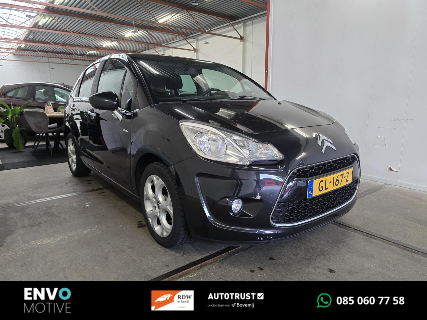 Citroen C3 1.6 VTi Exclusive Automaat Pano/PDC/Clima/Cruise, Auto's, Euro 5, Stof, Gebruikt, Zwart