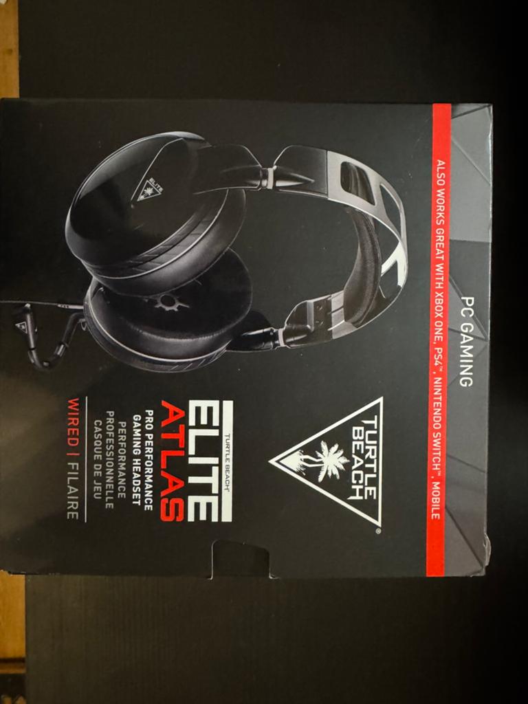 Turtle beach Elite Atlas PS/PC, Computers en Software, Headsets, Ophalen of Verzenden, Zo goed als nieuw