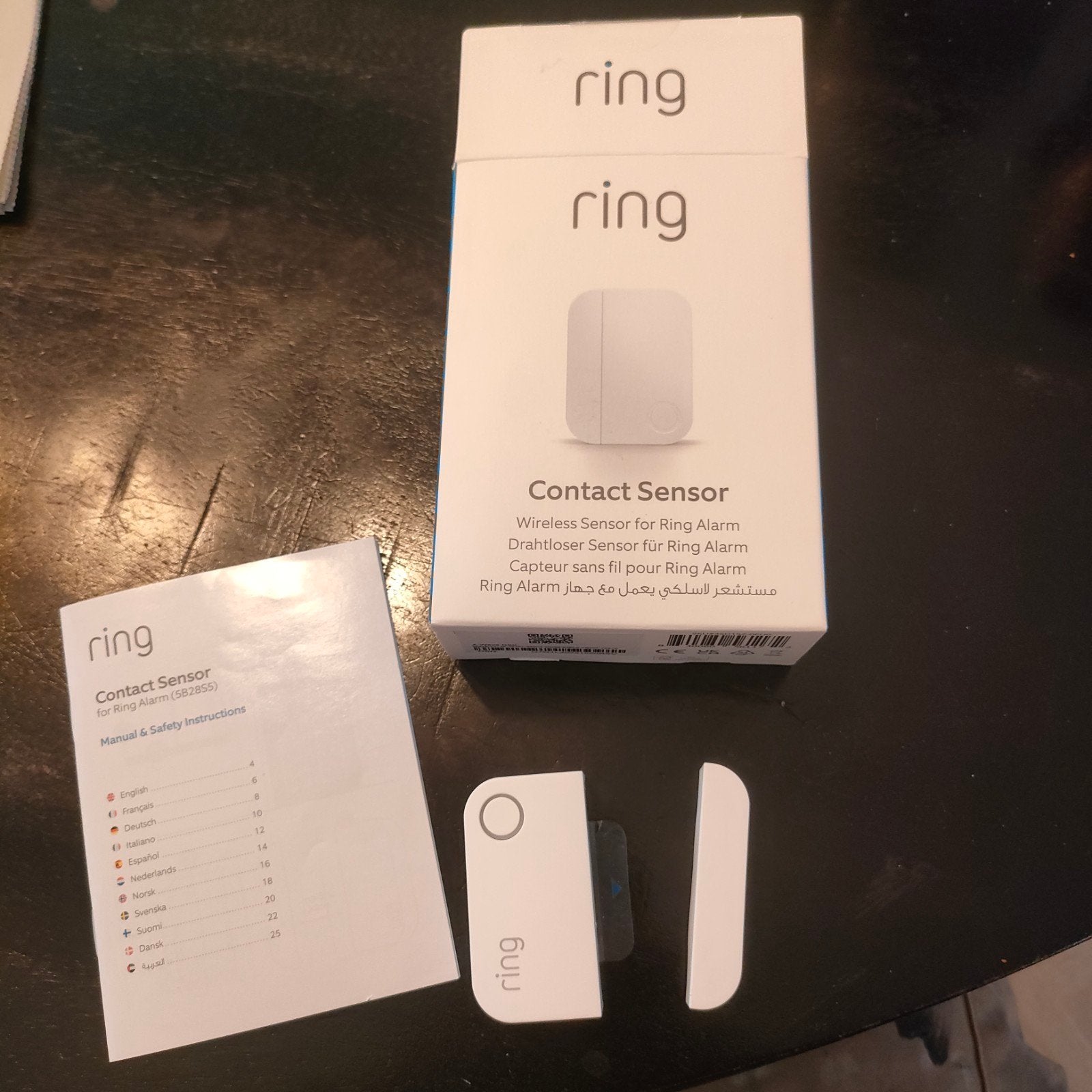 Ring Contact Sensor voor Ring Alarm (5B28S5), Ophalen of Verzenden, Nieuw, Detector, Sensor of Melder, Raam of Deur