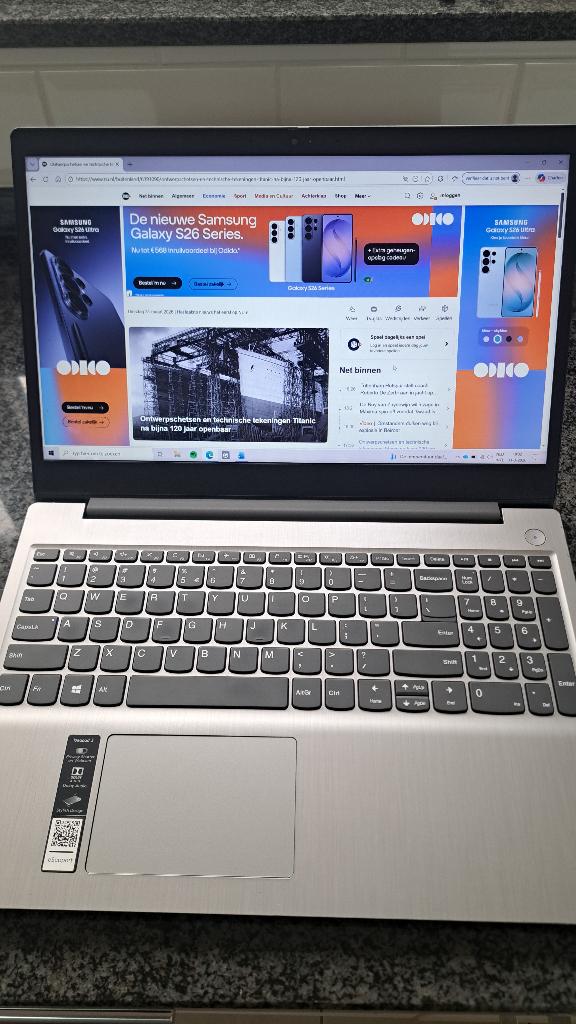 LENOVO IdeaPad 3 15- i5 8GB 512GB, Computers en Software, Windows Laptops, Ophalen, Gebruikt, 2 tot 3 Ghz, 8 GB