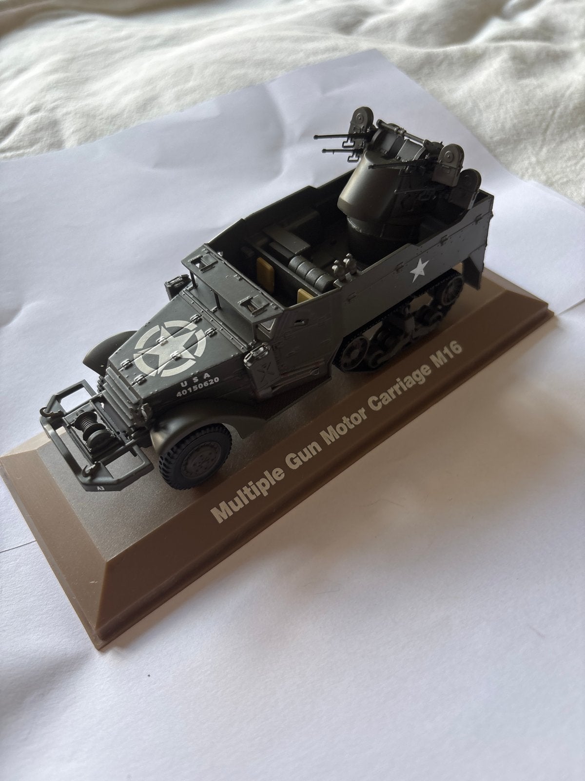 M16 Multiple Gun Motor Carriage schaalmodel, Overige merken, Auto, Groter dan 1:32, Ophalen of Verzenden