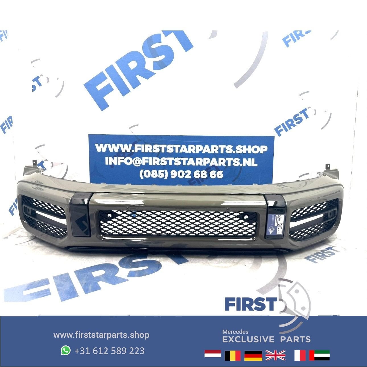 W463 G63 BUMPER G KLASSE G63s AMG VOORBUMPER origineel Merce, Gebruikt, -, Voor, Ophalen of Verzenden