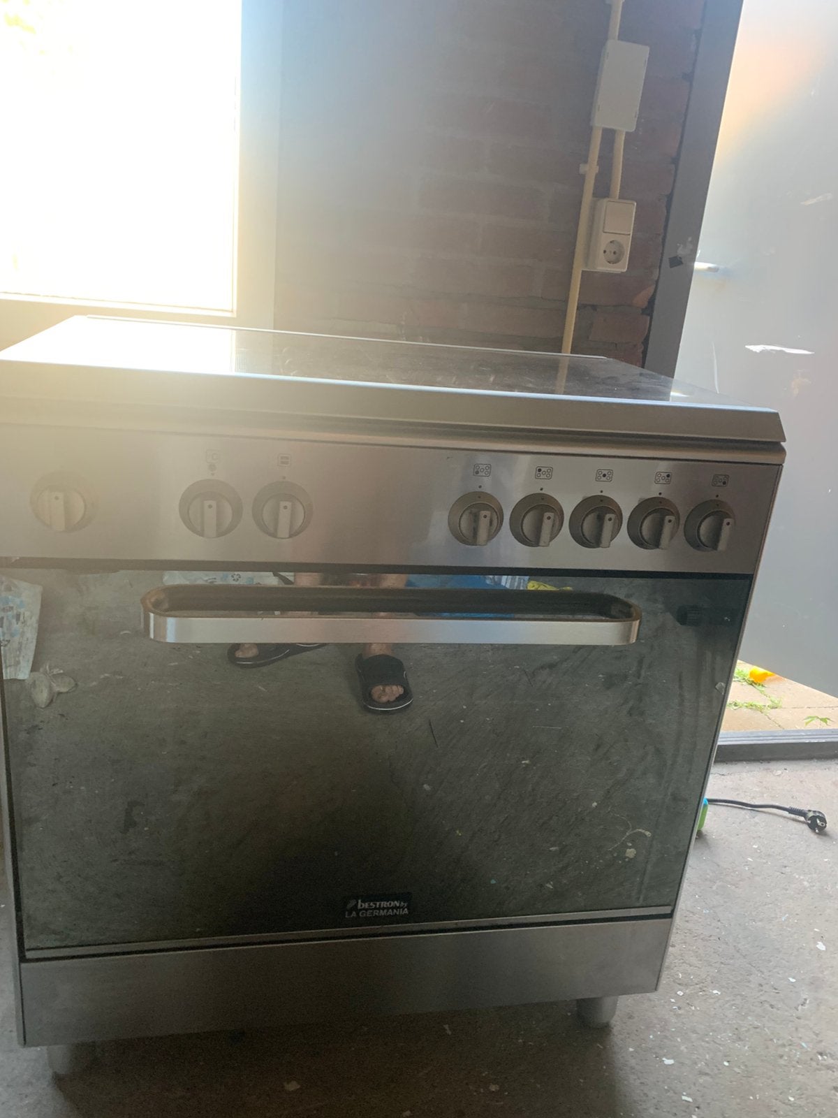 Bestron gasfornuis 5 pits, 60 cm of meer, Ophalen of Verzenden, Zo goed als nieuw, Gas