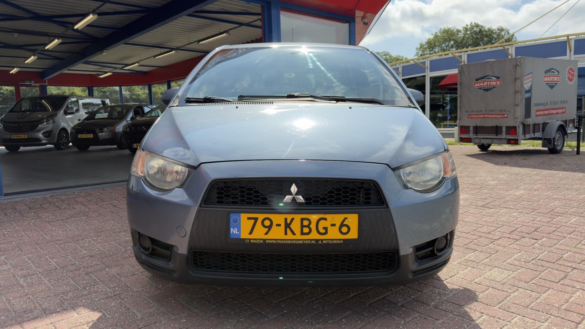 Mitsubishi Colt 1.3 Invite CRUISE | AIRCO | TREKHAAK, Stof, Gebruikt, 31 €/maand, Blauw