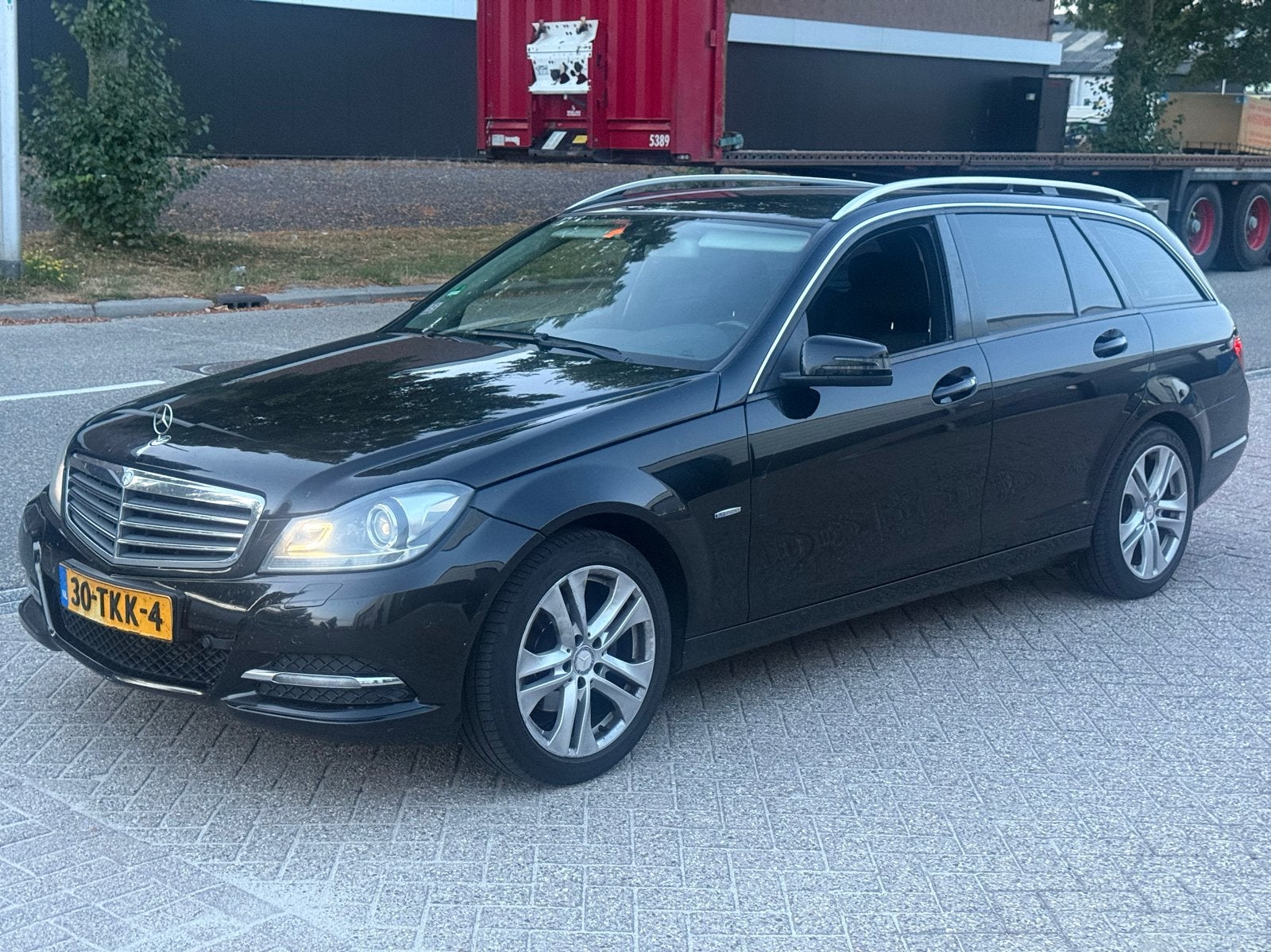 Mercedes-Benz C-Klasse C200cdi BE Estate Aut7 2012 Zwart, Automaat, 1800 kg, 4 cilinders, Zwart