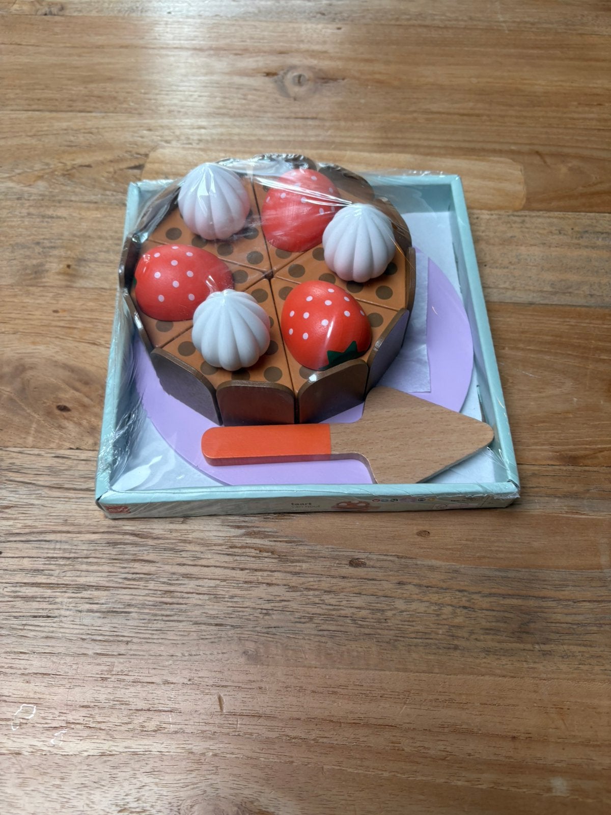 NIEUWE houten speelset taart van HEMA, Ophalen of Verzenden, Nieuw, Jongen of Meisje