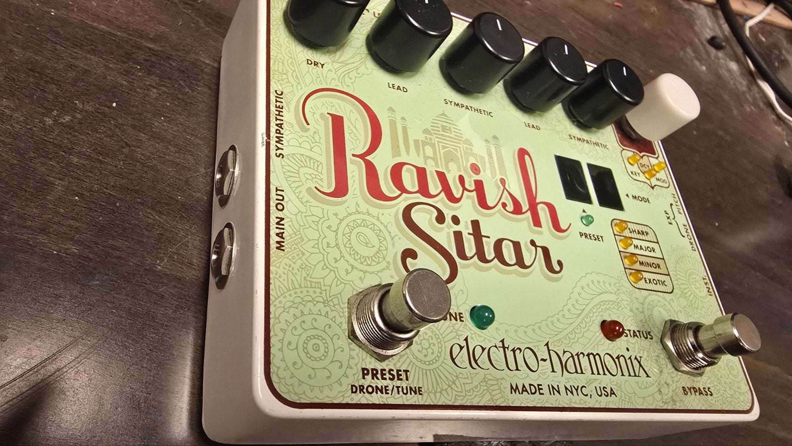 Electro-Harmonix Ravish Sitar Gitaar Pedaal, Ophalen of Verzenden, Zo goed als nieuw, Overige typen