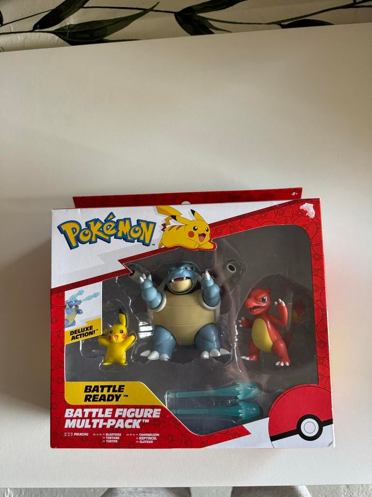 Pokémon Battle Figure Multi-Pack: Pikachu, Blastoise, Charme, Ophalen of Verzenden, Nieuw