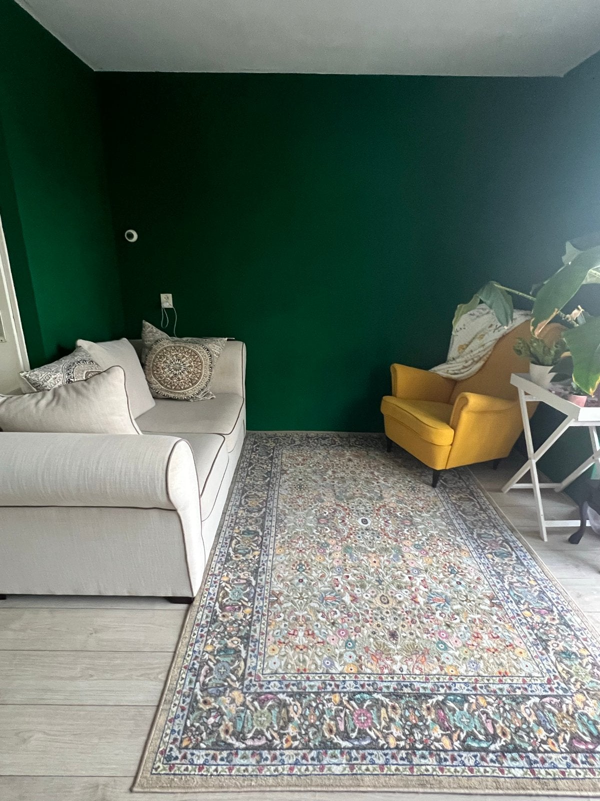 Karwei vloerkleed met kleurrijk patroon, Huis en Inrichting, Stoffering | Tapijten en Kleden, Ophalen, Gebruikt, 100 tot 150 cm