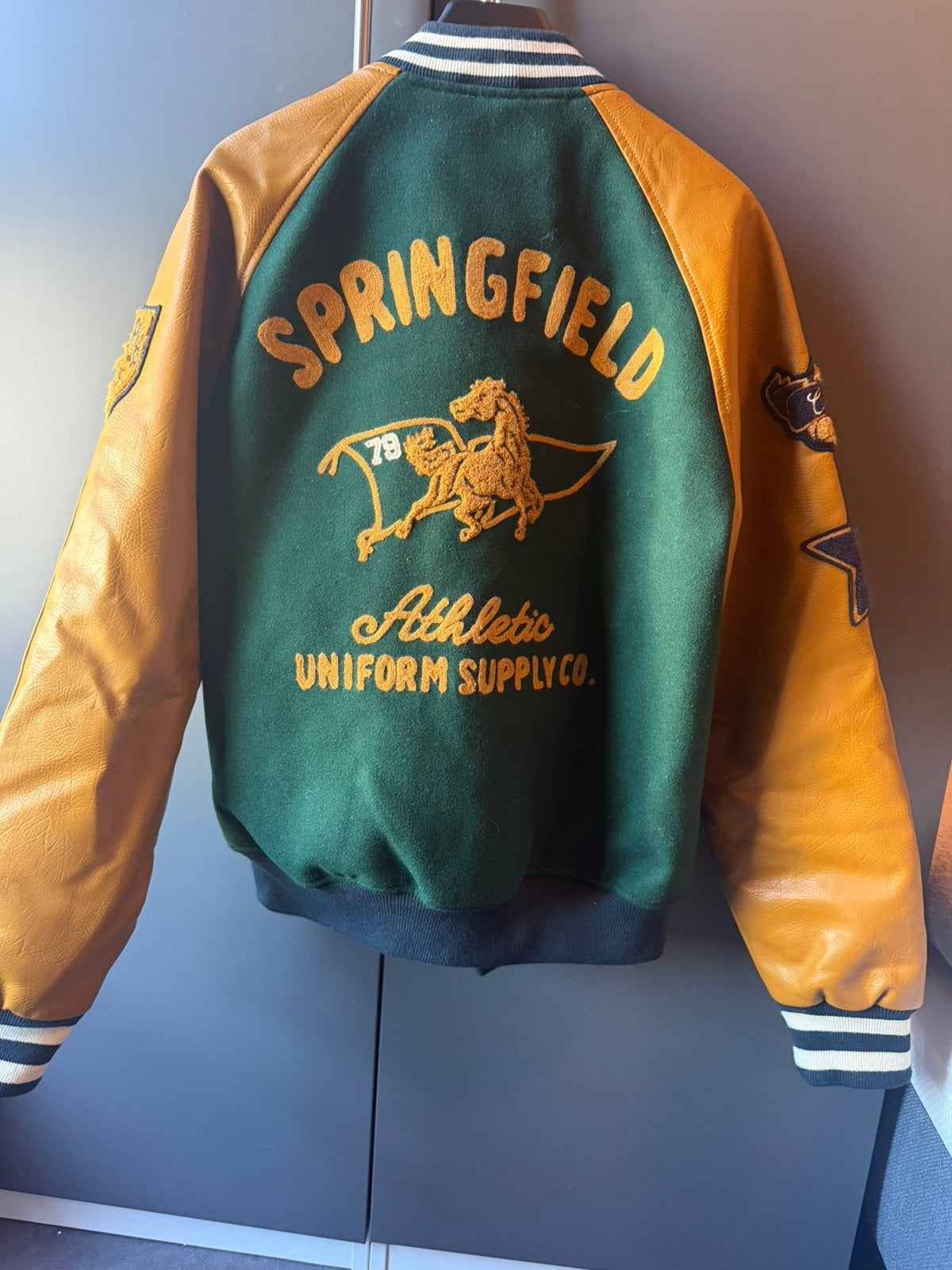 Superdry College jas - Maat M, Ophalen of Verzenden, Zo goed als nieuw, Groen