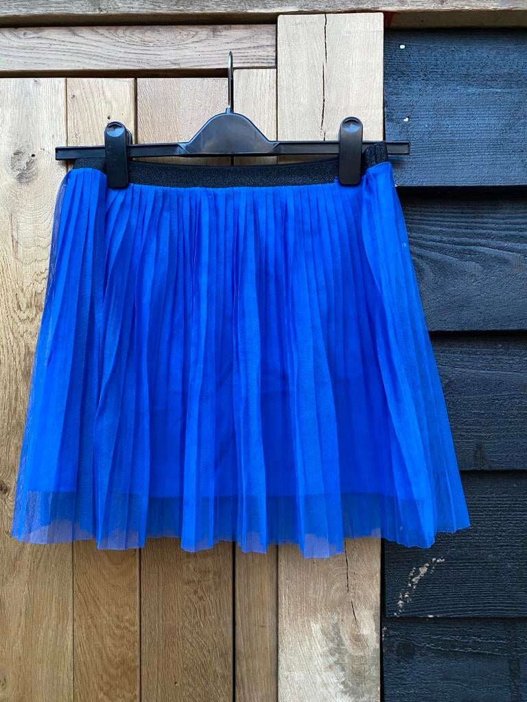 Kobalt blauw plisse rokje, Ophalen of Verzenden, Zo goed als nieuw, Meisje, Jurk of Rok