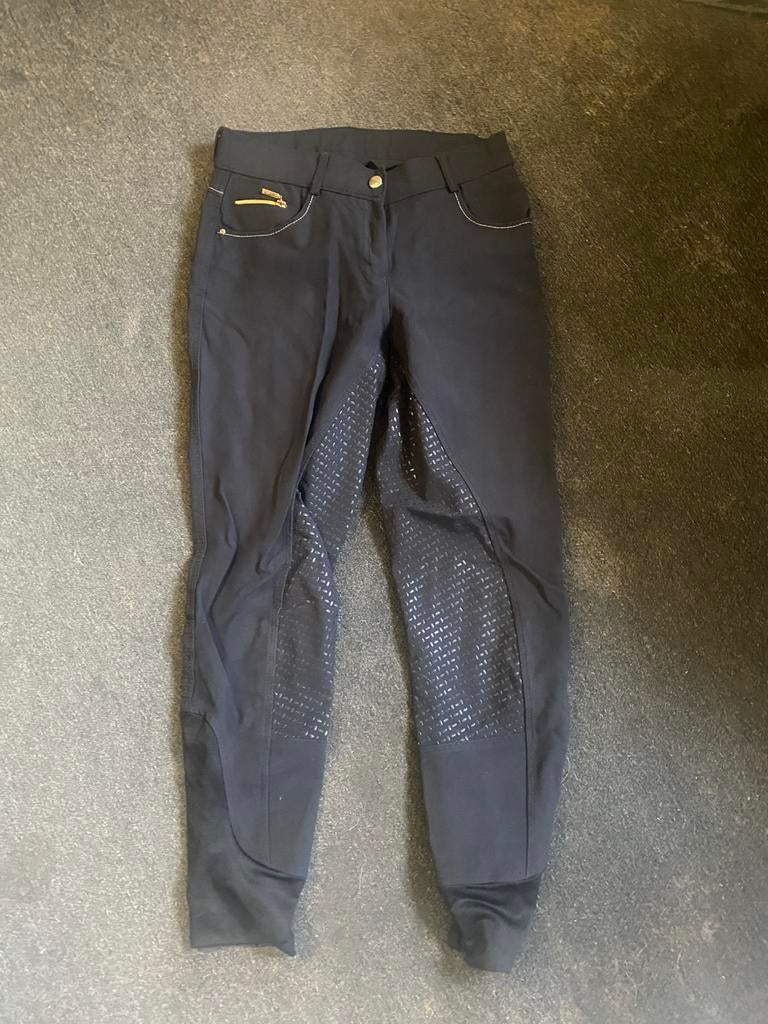 Quur rijbroek zwart mt 36, Ophalen of Verzenden, Zo goed als nieuw, Dressuur, Onderkleding