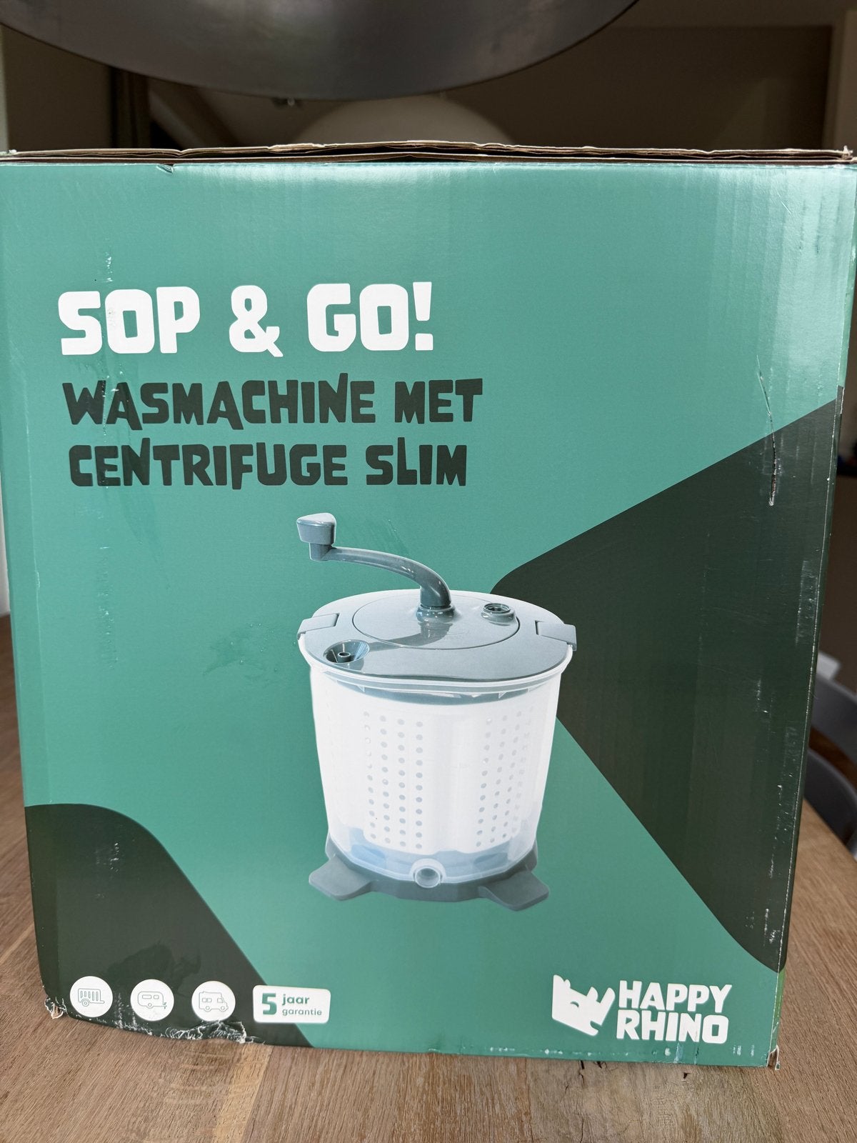 Sop & Go! Handmatige Wasmachine met Centrifuge Slim, Ophalen, Zo goed als nieuw