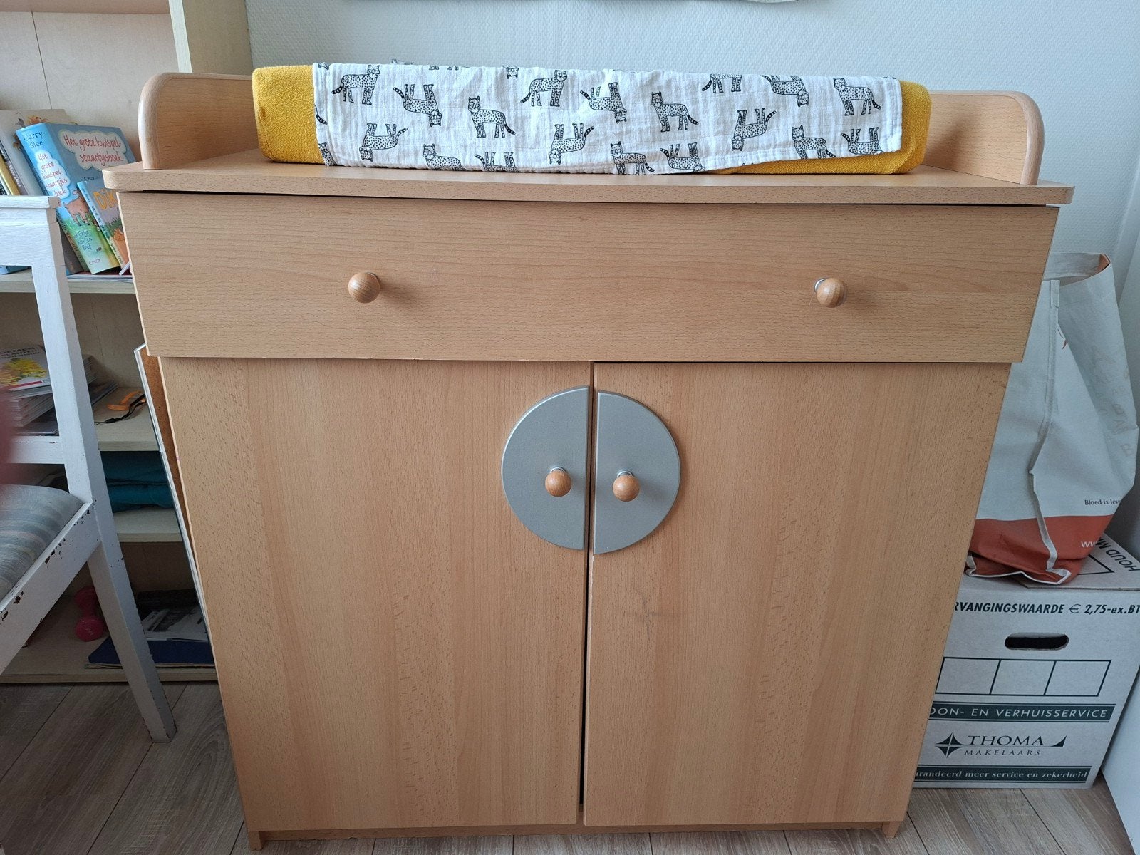 Commode met ledikantje, Ophalen, Gebruikt, 50 tot 70 cm, 100 cm of meer
