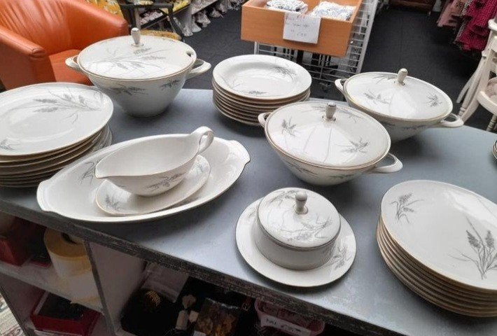 Mooi oud servies compleet, Antiek en Kunst, Antiek | Servies compleet, Ophalen