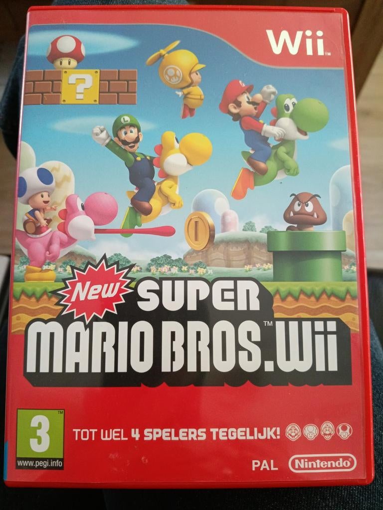 New Super Mario Bros. Wii - Klassiek platformplezier!, Gebruikt, Ophalen of Verzenden, Platform, 3 spelers of meer