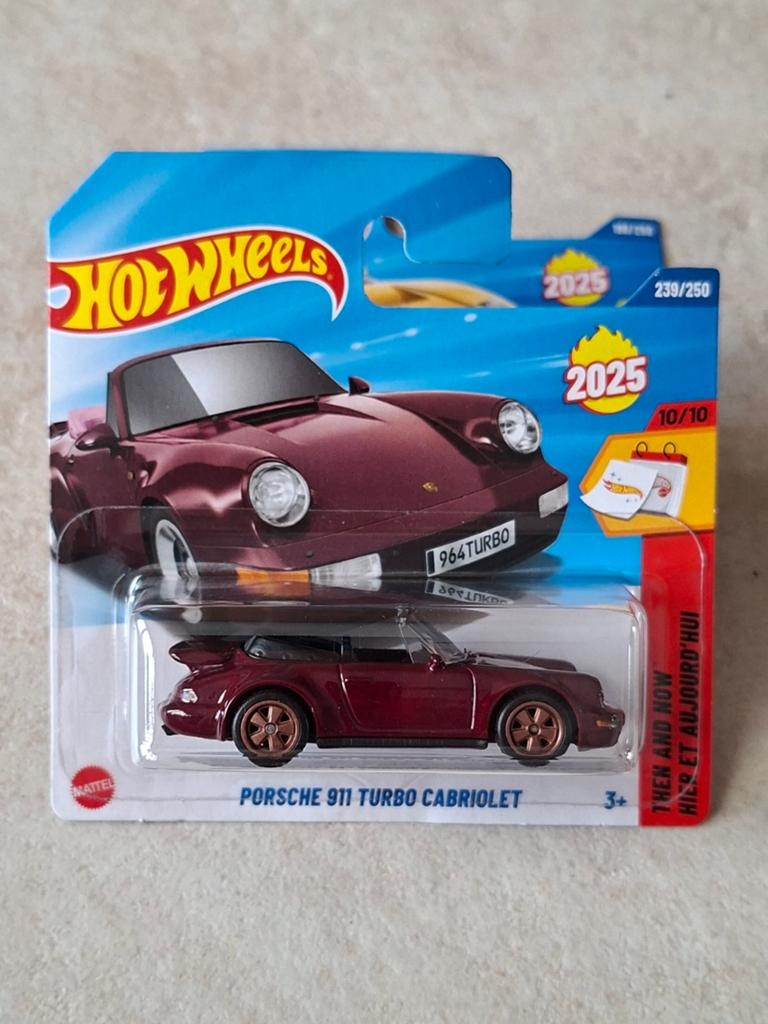 Hot Wheels Porsche 911 Turbo Cabriolet 2025 Custom!!, Ophalen of Verzenden, Nieuw, Auto