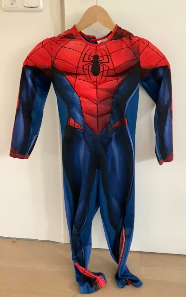 Spiderman kostuum voor kinderen 122-128, Kinderen en Baby's, Carnavalskleding en Verkleedspullen, Ophalen of Verzenden, Zo goed als nieuw