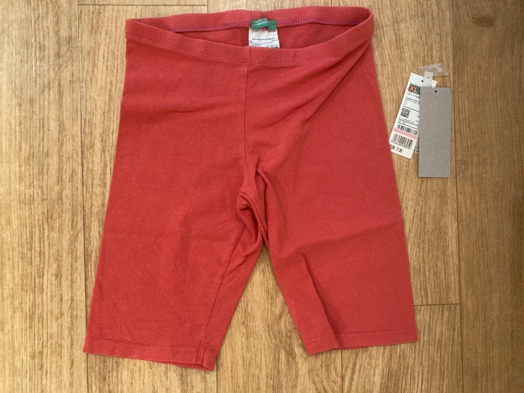 Benetton legging kort sport broekje roze fuchsia maat 146!, Broek, Meisje, Ophalen of Verzenden, Zo goed als nieuw