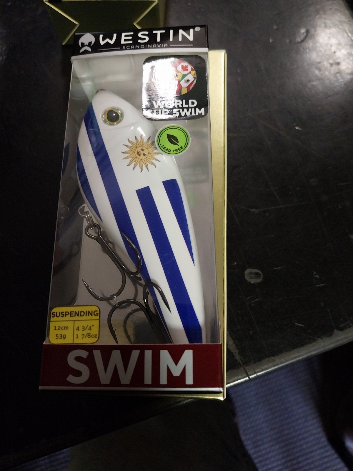 Westin World Cup Swim kunstaas - Uruguay editie, Ophalen of Verzenden