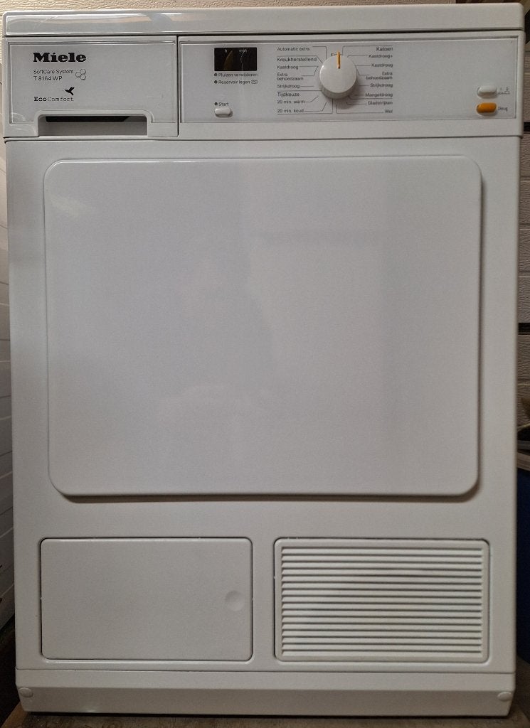 Miele T8164 WP warmtepompdroger - droogtijd als nieuw!, Witgoed en Apparatuur, Ophalen, 6 tot 8 kg, Minder dan 85 cm, Zo goed als nieuw