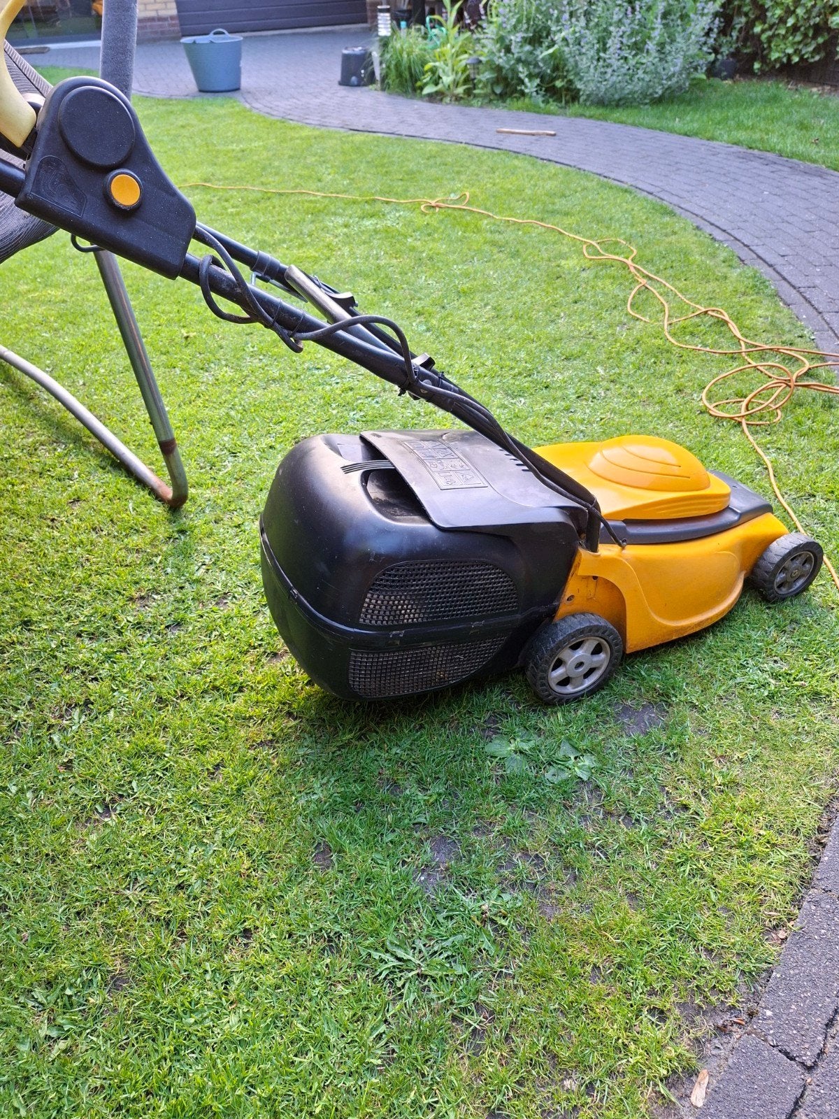 Stiga turbo electrische grasmaaier met opvangbak., Tuin en Terras, Grasmaaiers, Ophalen, Gebruikt